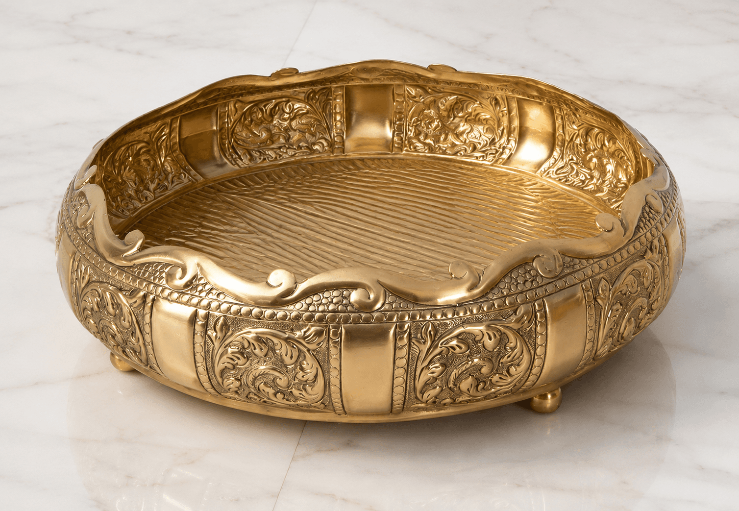 Brass urli, a handcrafted accent for the home