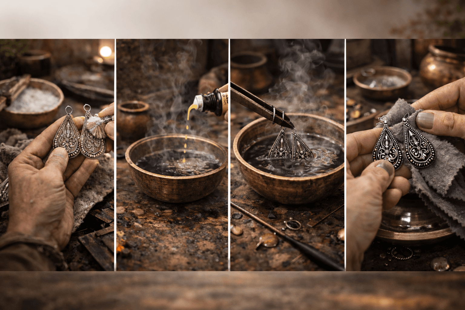 The art of oxidation — showing the transformation process of metal